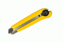 Нож обойный,25мм, с роликовым фиксатором ПЛАСТИКОВАЯ ручка X-PERT