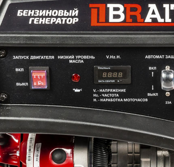 Генератор бензиновый GB-5500S PRO (5,5кВт/5.0кВт)  руч. запуск BRAIT