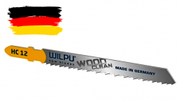 Пилка WILPU HC 12  5шт/уп.(аналог Т101В) для дерева до 30мм и пластмассы (чистый рез)