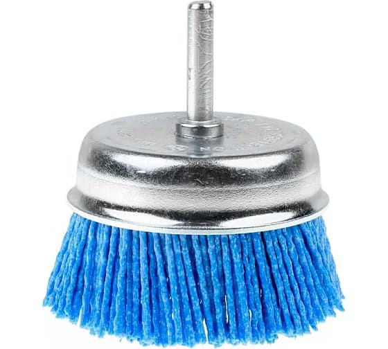 Щетка из нейлона  75мм (чашечная для дрели)