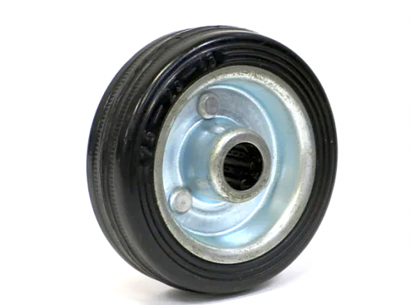 Колесо промышленное без кронштейна, резиновое. SIZE: 3&quot; (75) Нагрузка 50кг. С 92
