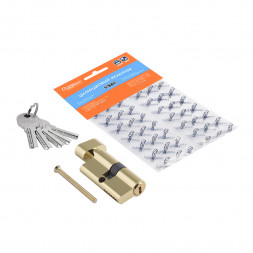 Цилиндр.мех-м STD AL ЛПВ-80 (золото) (40-40) &quot;Нора-М&quot;