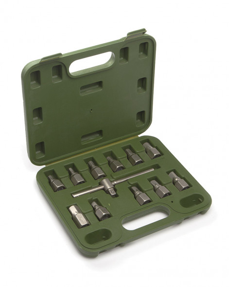 800912 Набор насадок для масляных пробок 12 предм.