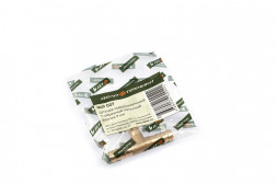 949007 Штуцер соединительный Т-образный латунный елочка 9мм