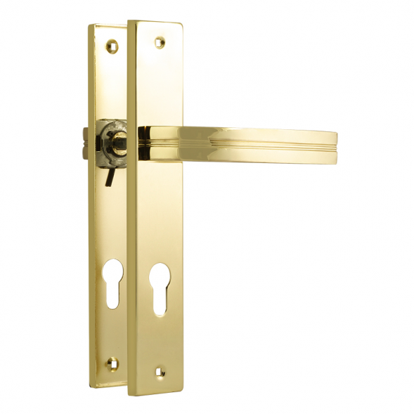 Ручка двер.на планке 106-85 мм (зол.)  Нора-М