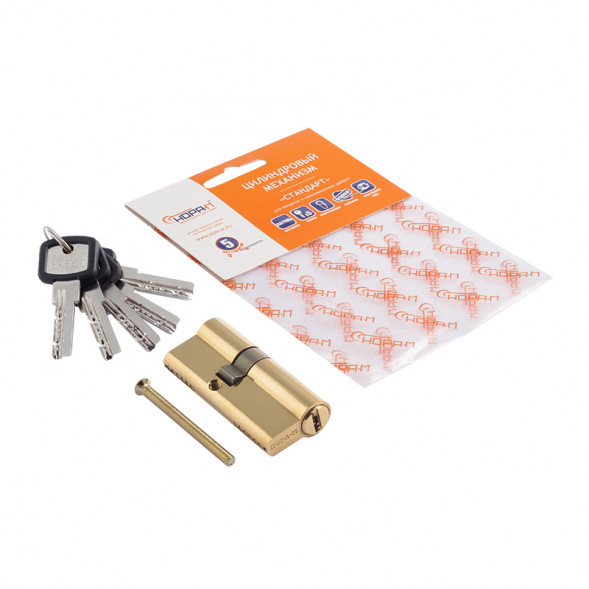 Цилиндр.мех-м ЛПУ-80 (латунь) (45-35)  &quot;Нора-М&quot;