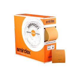 Абразивная бумага на поролон. основе в рулоне с перф.SMIRDEX 135 Abrasoft, 115мм*125мм*25м Р180 (из рул.)