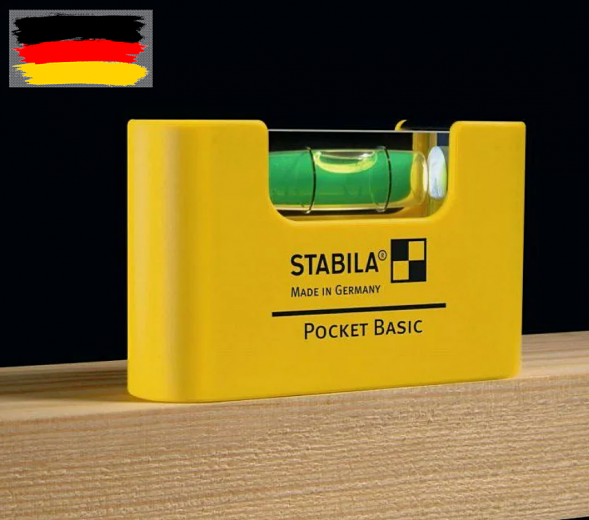 Уровень тип Pocket Basic (1гориз.точн.1мм/м) STABILA