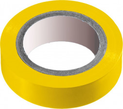 Изолента ПВХ 20м желтая