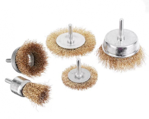 Набор металлических щеток-крацовок 5 предметов SKOLE