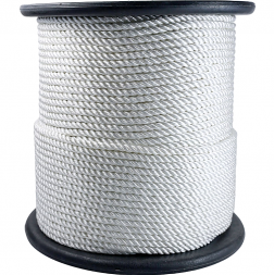 Канат полиамидный плетеный (ПАТ) 8мм (200м) б.серд