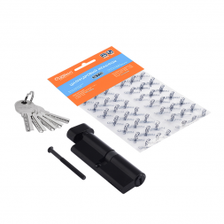 Цилиндр.мех-м STD AL  ЛПВ-90 (45-45) (черный) НОРА-М