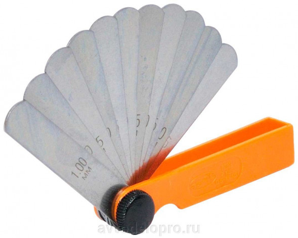 40434 Набор щупов № 4, 70мм (0,1-1,0 мм) блистер АвтоДело