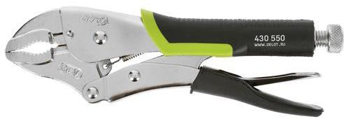 430550 Зажим с фиксатором с полукруглым захватом 250мм двухкомпонентная рукоятка (6шт)