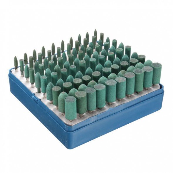 Набор шарошек "Резина" 100 шт.