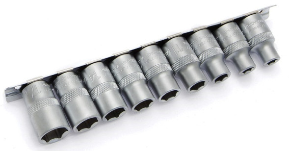 620109 Набор головок 6-ти гранных 1/2&quot; 9пр. (10шт)