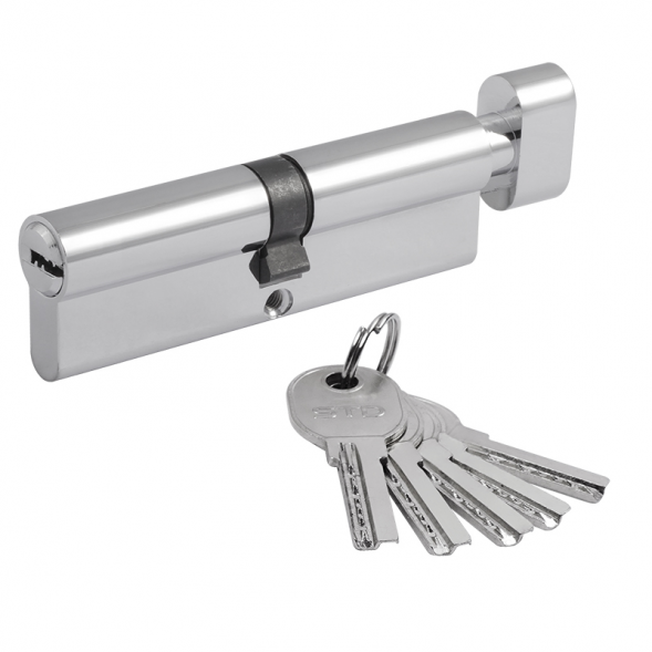 Цилиндр.мех-м STD AL ЛПВ-100 (50-50) (хром) НОРА-М
