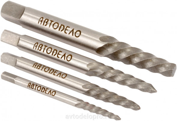 40604 Набор экстракторов М3-М14 (4шт.блистер) АвтоДело