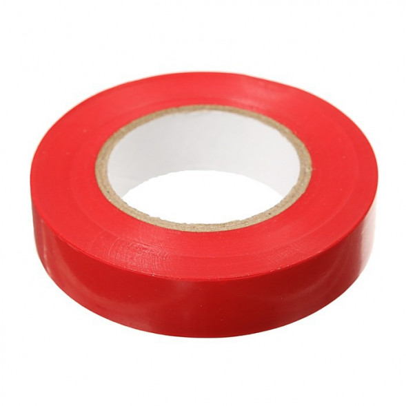 Изолента ПВХ 20м красная