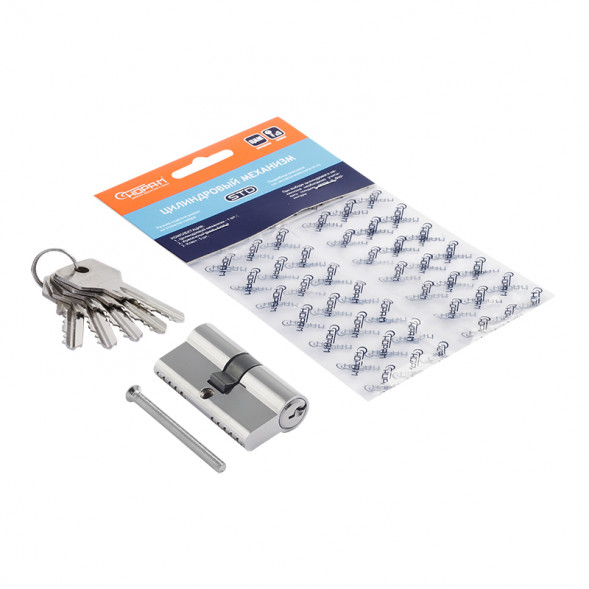 Цилиндр.мех-м ЕСО STD Z Л-80 (хром) (40-40)  &quot;Нора-М&quot;