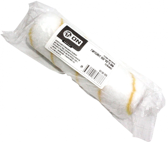 Валик сменный ЖЕЛТАЯ ПОЛОСКА (ГИРПЭЙНТ) (полиамид) 180х48х6 мм ON