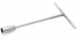 547616 Ключ свечной шарнирный с резиновой вставкой 16мм 6-гр.L=500мм "ДТ"