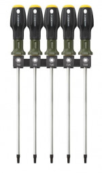 726305 Набор отверток TORX длиной 250мм (Т10,Т15,Т20,Т25,Т30) 5штук