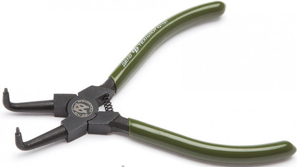 421161 Съемник внутренних стопорных колец загнутый 160мм (6шт)