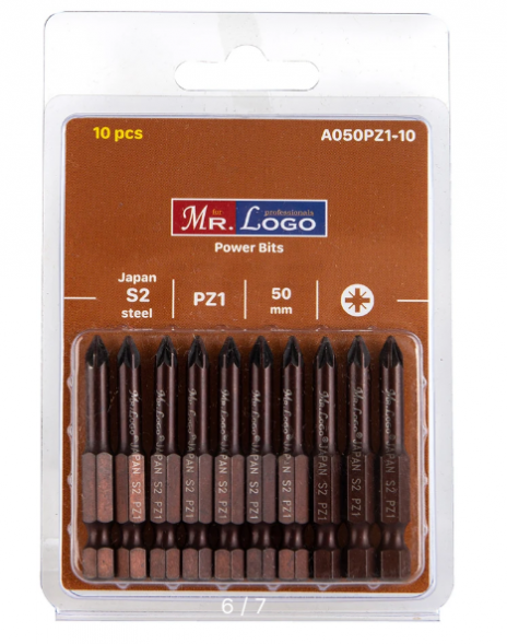 Насадки Mr.Logo 50PZ1 (S2) на блистере JAPAN (10 шт.)