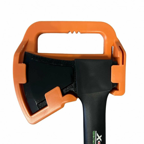 Топор с перчаткой и очками в пластиковом футляре X-pert