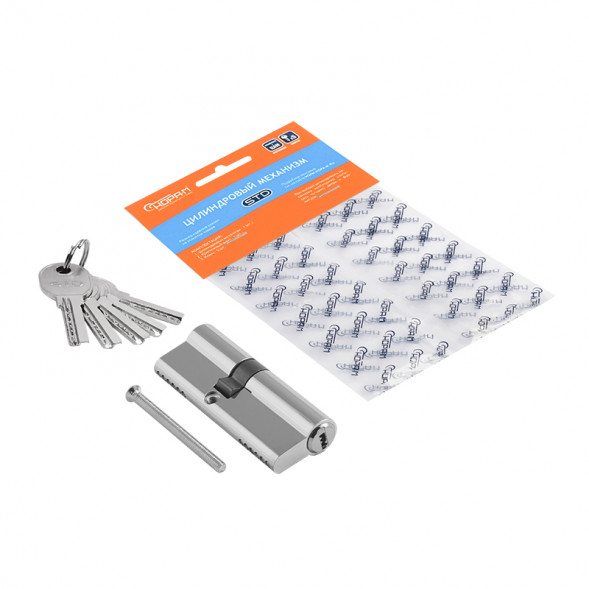 Цилиндр.мех-м STD AL ЛП-80 (хром) (45-35) &quot;Нора-М&quot;