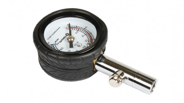 14121 Манометр  4 атм. с клапаном (легковой) TOPAUTO
