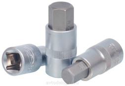 39294 Головка со вставкой шестигранник  14mm (1/2&quot;;L=55mm) АвтоДело