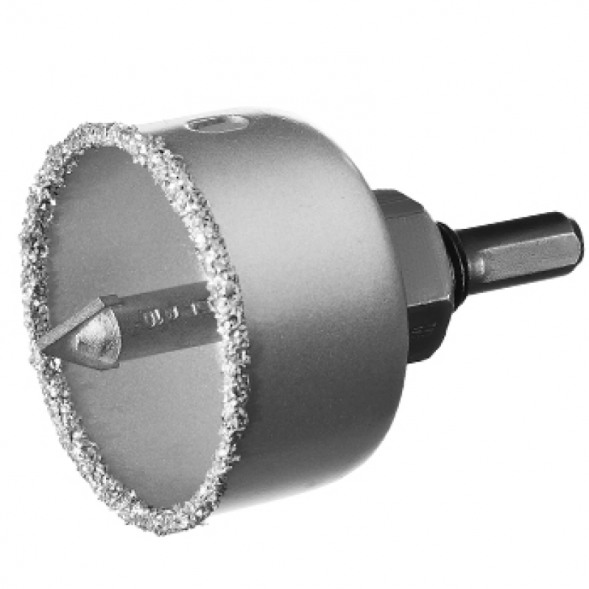 Коронка  вольфрамовая  по стеклу и кафелю 50мм СТРОНГ