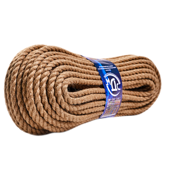 Канат джутовый 10мм  4пр. 20 м (уп)