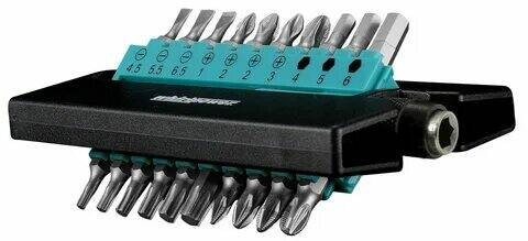 WP Набор бит SL,PH,PZ,TX,HX + держатель, 21 ед. (шт.)