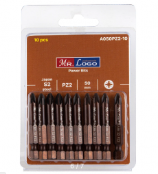 Насадки Mr.Logo 50PZ2 (S2) на блистере (10шт) JAPAN