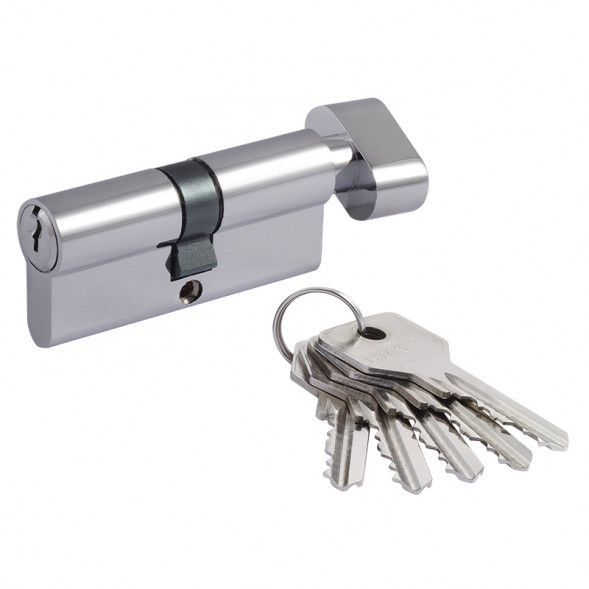 Цилиндр.мех-м ЕСО STD Z ЛВ-60 (хром) (30-30)  &quot;Нора-М&quot;