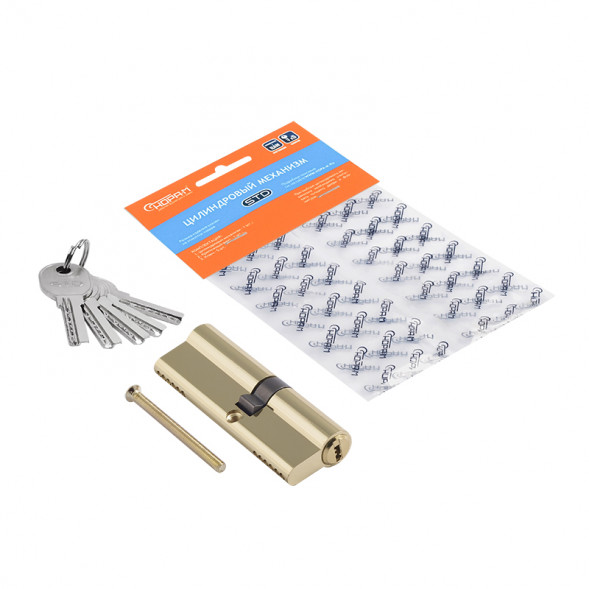 Цилиндр.мех-м STD AL ЛП-90 (золото) (50-40) &quot;Нора-М&quot;