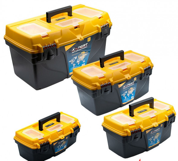 Ящик для инструментов МАТРЕШКА (4шт) (480мм,415мм,335мм,280мм) "X-Pert"