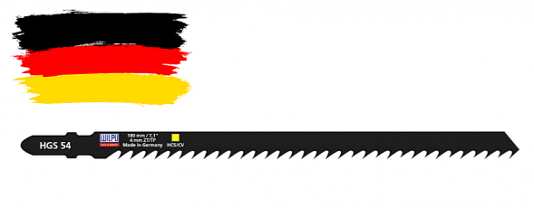 Пилка WILPU HGS 54  5шт/уп.(ан.T744D) ультра длинное, для дерева до 120мм (быстрый рез)