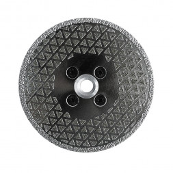 Диск алмазный гальванический 125мм с фланцем М14