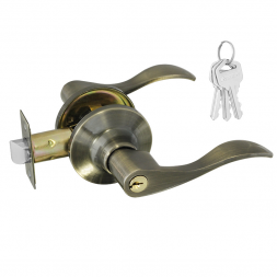 Защелка м/к (ключ/фикс.) ЗВ1-01 ISPARUS (стар.бронза)  НОРА-М