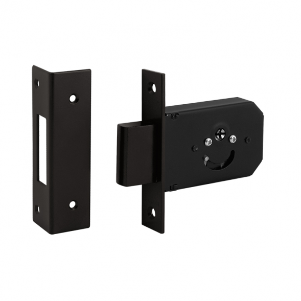 Замок врезной ЗВ-111 (черный) (5кл.) Нора-М