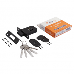 Замок врезной ЗВ-111 (черный) (5кл.) Нора-М