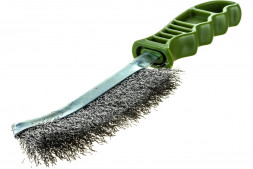 270211 Щетка с пластиковой рукояткой, стальная щетина (12шт)