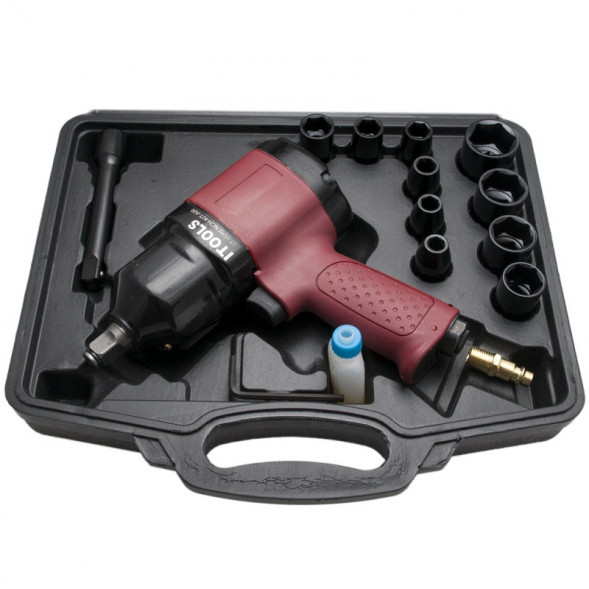 Гайковерт IT-NUTRUN-KIT ITOOLS 650Nm в наборе (IT-WRENCH-KIT-AIR)