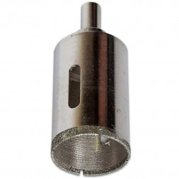 Коронка алмазная по стеклу и керамике с центрующим сверлом 20мм GOLD СТРОНГ