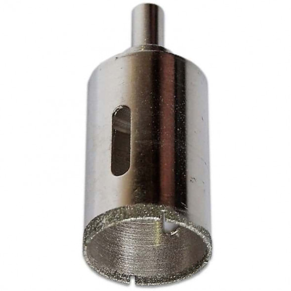 Коронка алмазная по стеклу и керамике с центрующим сверлом 20мм GOLD СТРОНГ