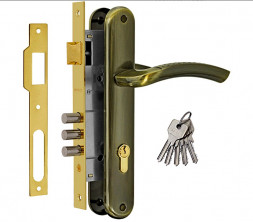 Замок врез. N96-85 М  (мат.кофе)  &quot;Нора-М&quot;